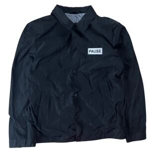 Jack & Jones Mens Bomber Jacket Button Long Sleeve Baseball Neck M